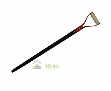 Черенок для лопат с V-металлической ручкой, высший сорт, шлифованный, L=100 см, d=0,4 см, 0110013