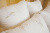 Подушка Natures Царственный Ирис ЦИ-П-3-2 пуховая средняя с двухслойным чехлом 50х68 см белая с розовым кантом